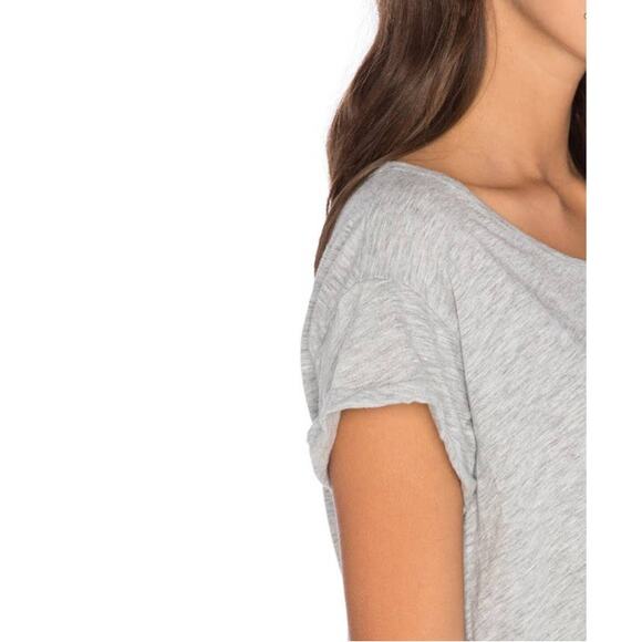 Velvet Graham Heather Grey Salome Cotton Vintage Slub Dress Medium - Picture 4 of 9